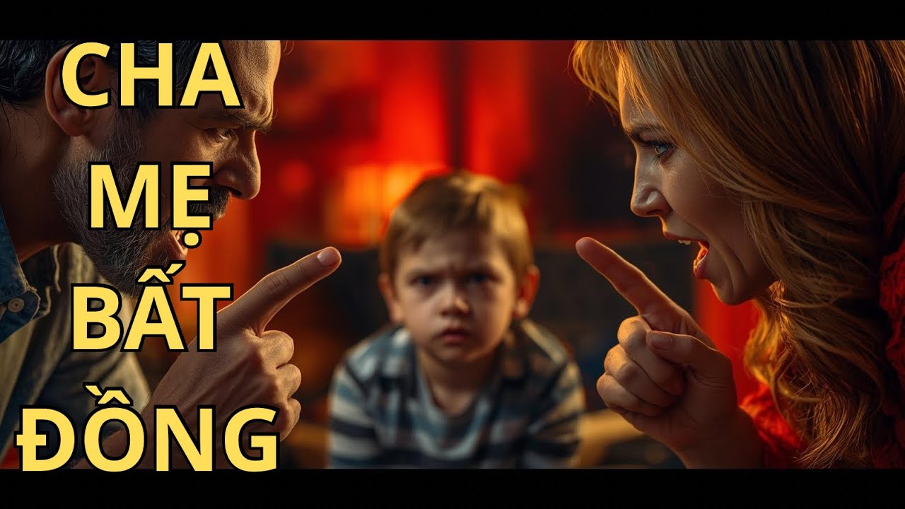 Khi cha mẹ bất đồng cách dạy con – điều đứa trẻ thật sự nhìn thấy