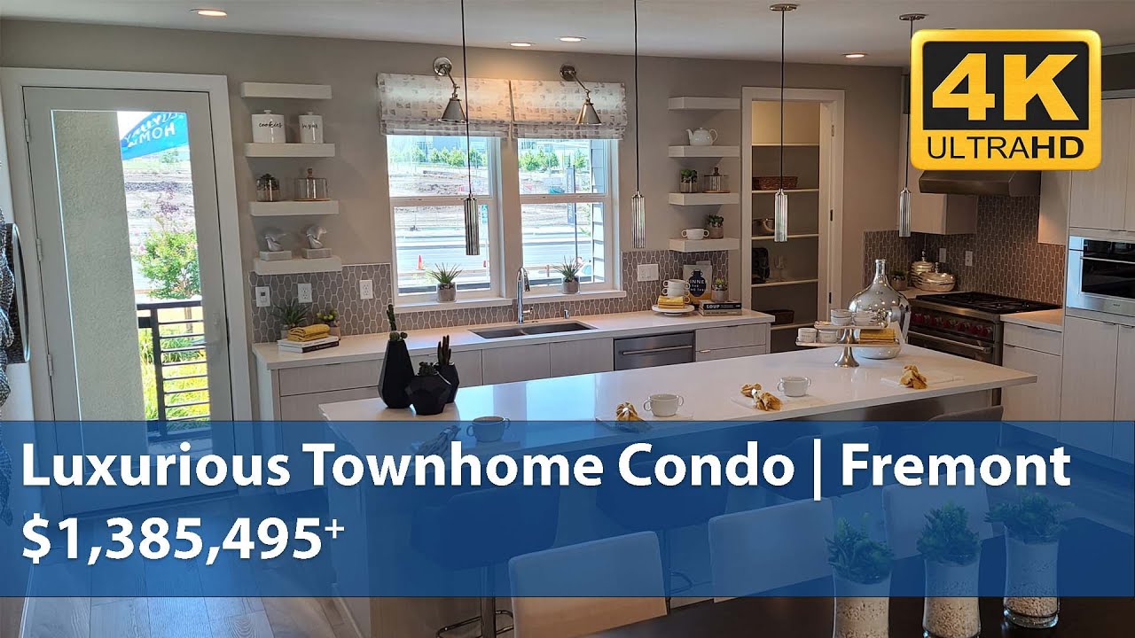 Luxurious Townhome Condo | Fremont, California | $1,385,495+ | 2,156+ Sq Ft | 4 Beds | 3.5 Baths