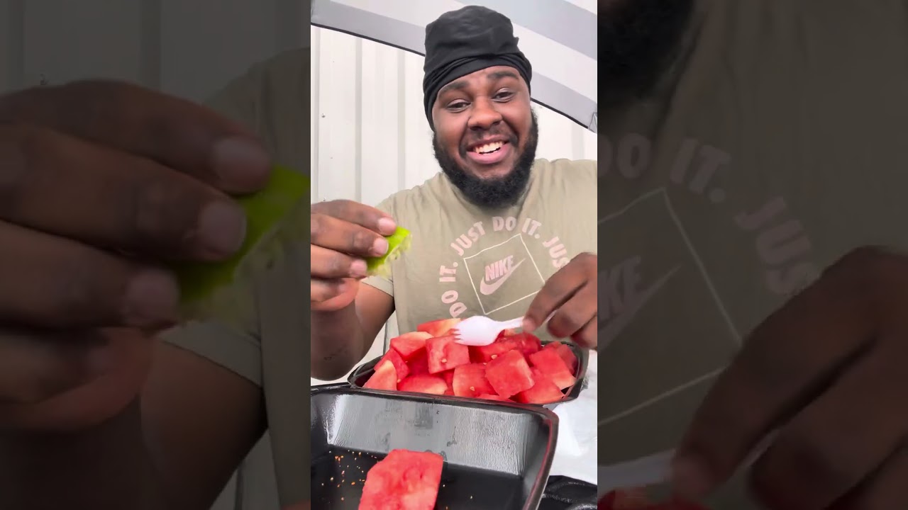 Trying Watermelon /W Tajin and lime