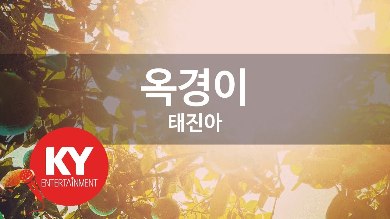 [KY ENTERTAINMENT] 옥경이 - 태진아 (KY.599) / KY Karaoke