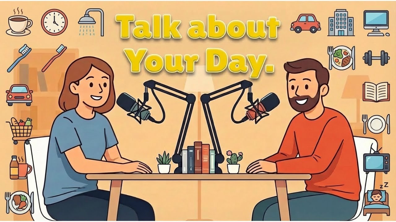 Daily Routine| Talk About Your Day | English Podcast