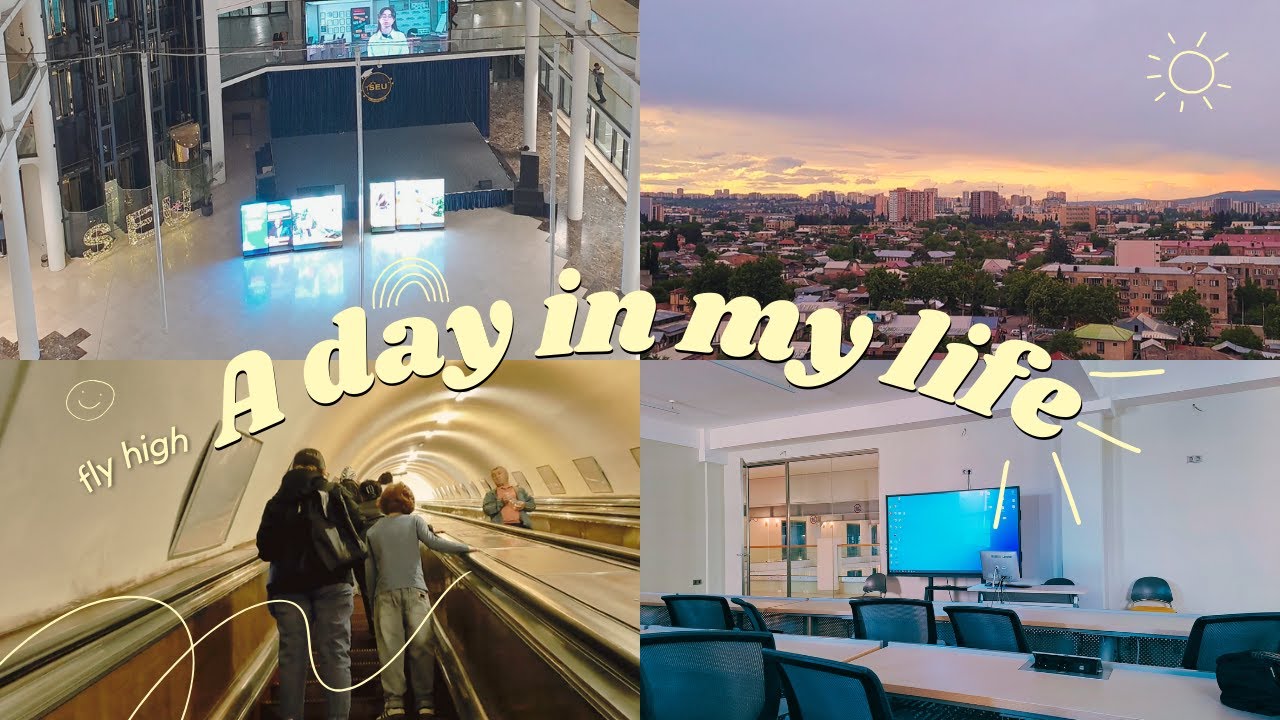 A typical day in life of transfer student in SEU Georgian National university🏫.