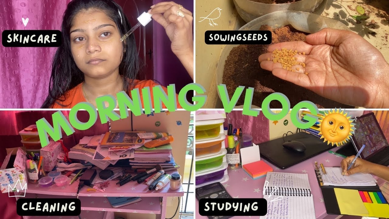 🌞 Sunday Morning Vlog in Tamil | Study Vlog | Pavi Beauty Box