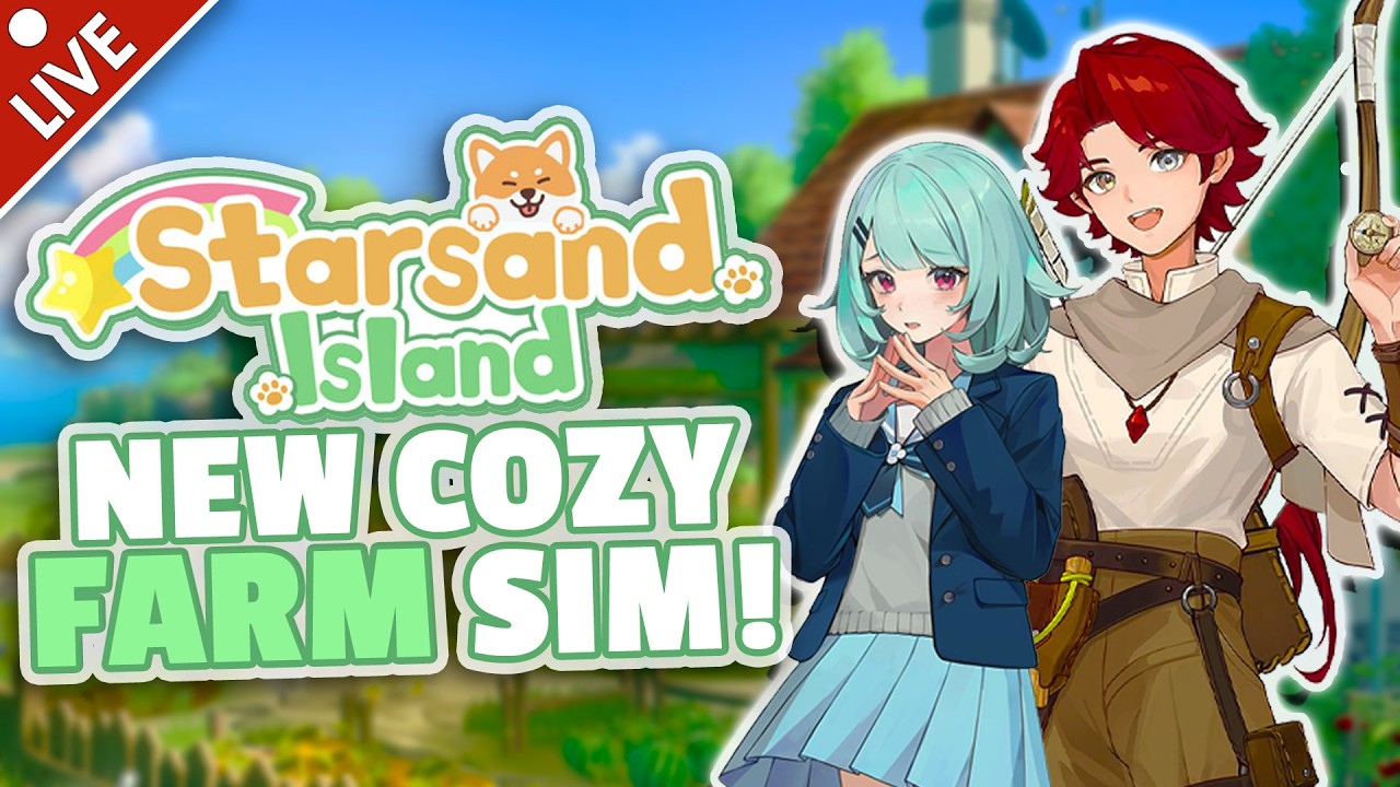 🔴 This new game is ADORABLE! Starsand Island Early Access Gameplay 💫