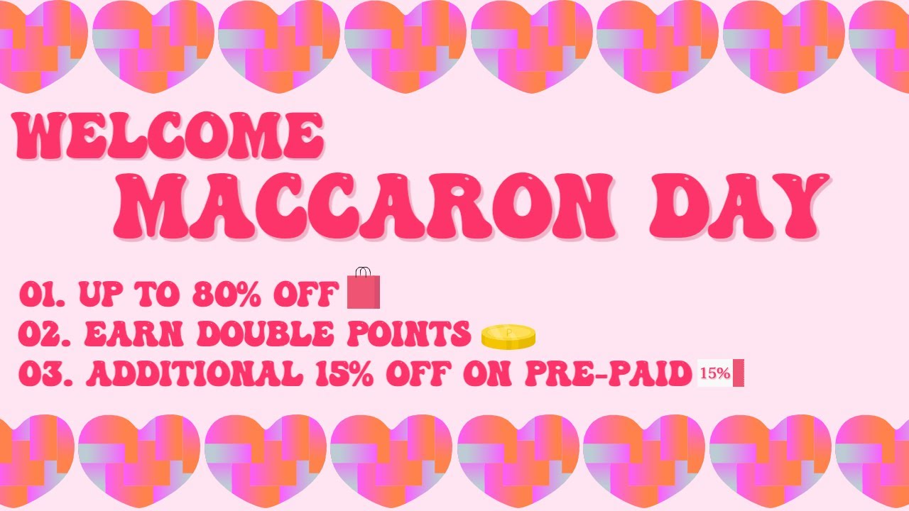 Shop 100% authentic K-beauty at Maccaron! sale up to 80% off 🛍️ Double rewards & freebies too!