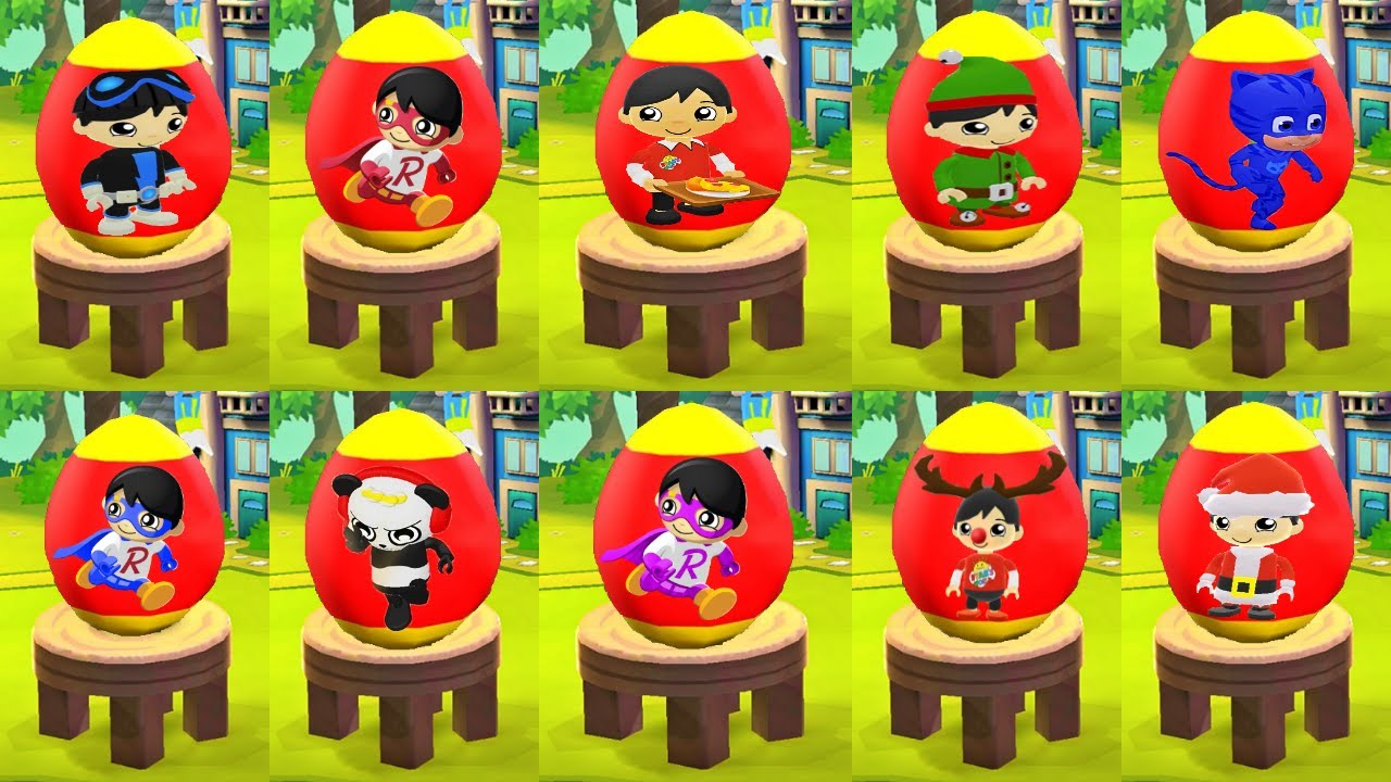 Tag with Ryan Mystery Surprise Egg Christmas Update Special Episode All Characters Unlocked Gameplay