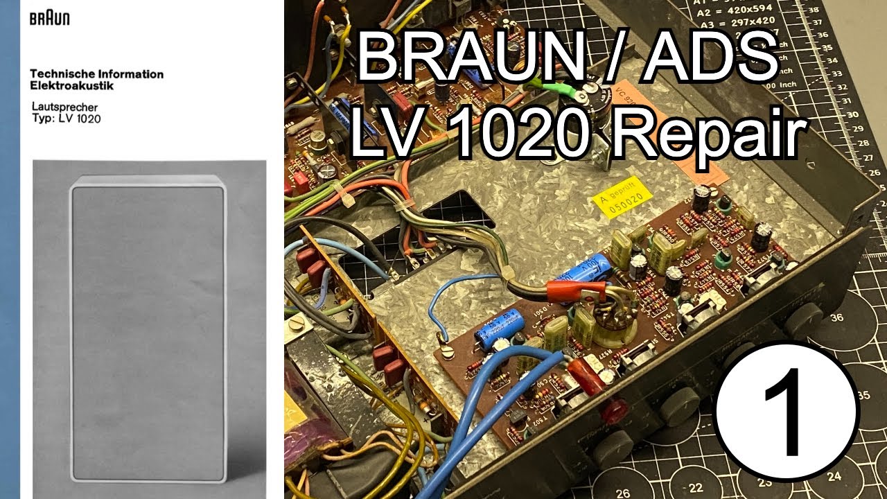 ADS / Braun LV 1020 Repair | P1 - Amp Module Restoration