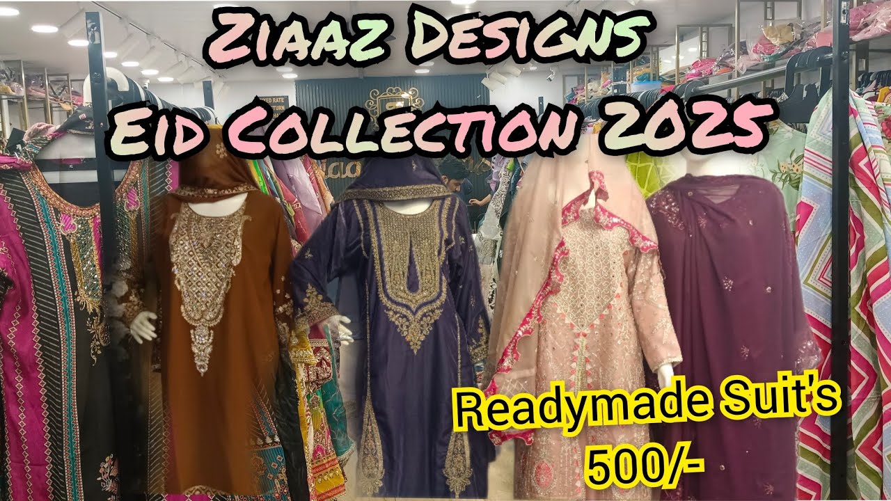 Ziaaz Design's Mohammed Ali Road | Eid Collection 2025 Latest Pakistani Cotton Suits 