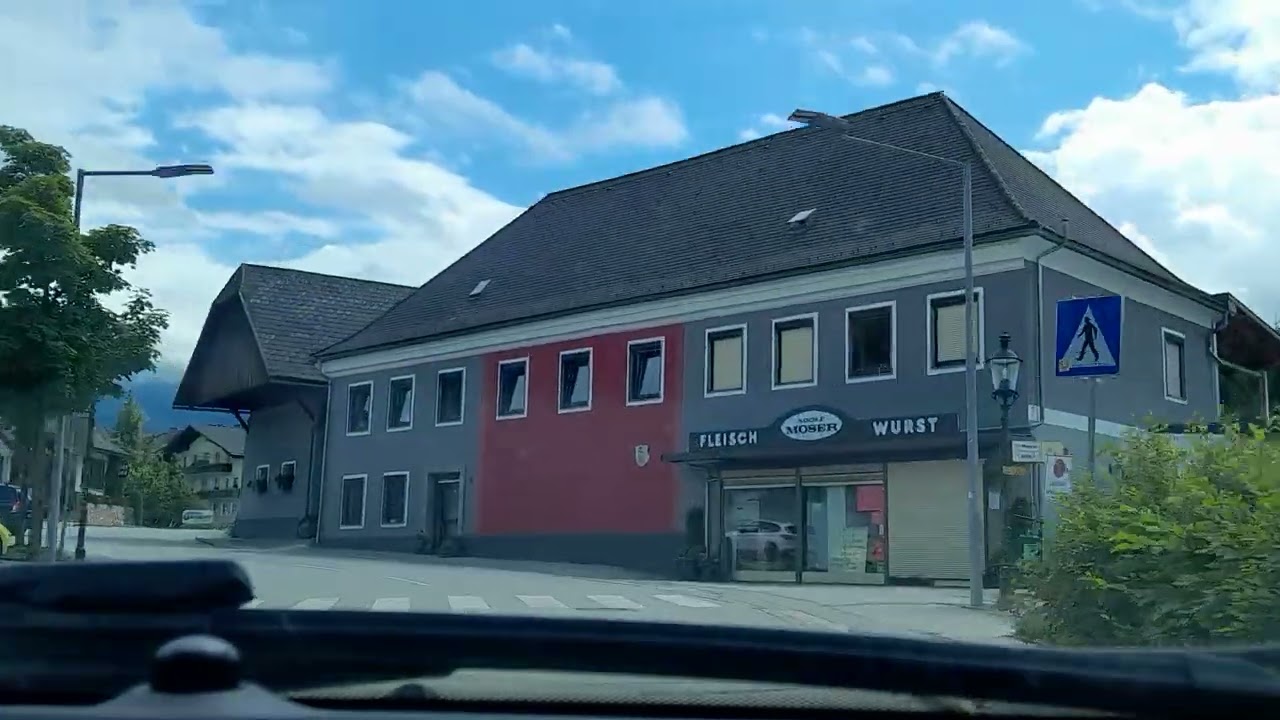 #car#ride#Autofahrt, Windischgarsten, Ortsdurchfahrt, Ober&ouml;sterreich, Austria