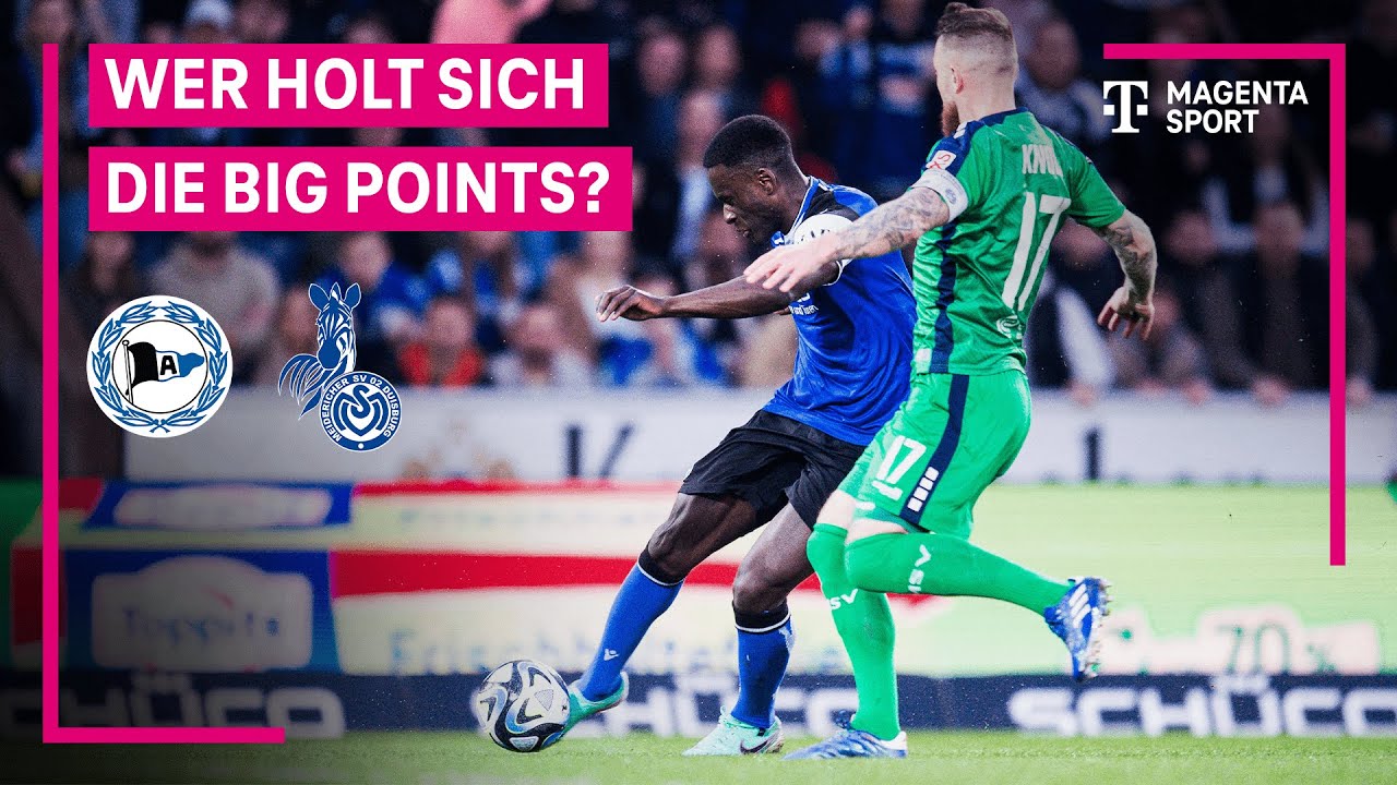 DSC Arminia Bielefeld &ndash; MSV Duisburg, Highlights mit Live-Kommentar | 3. Liga | MAGENTA SPORT