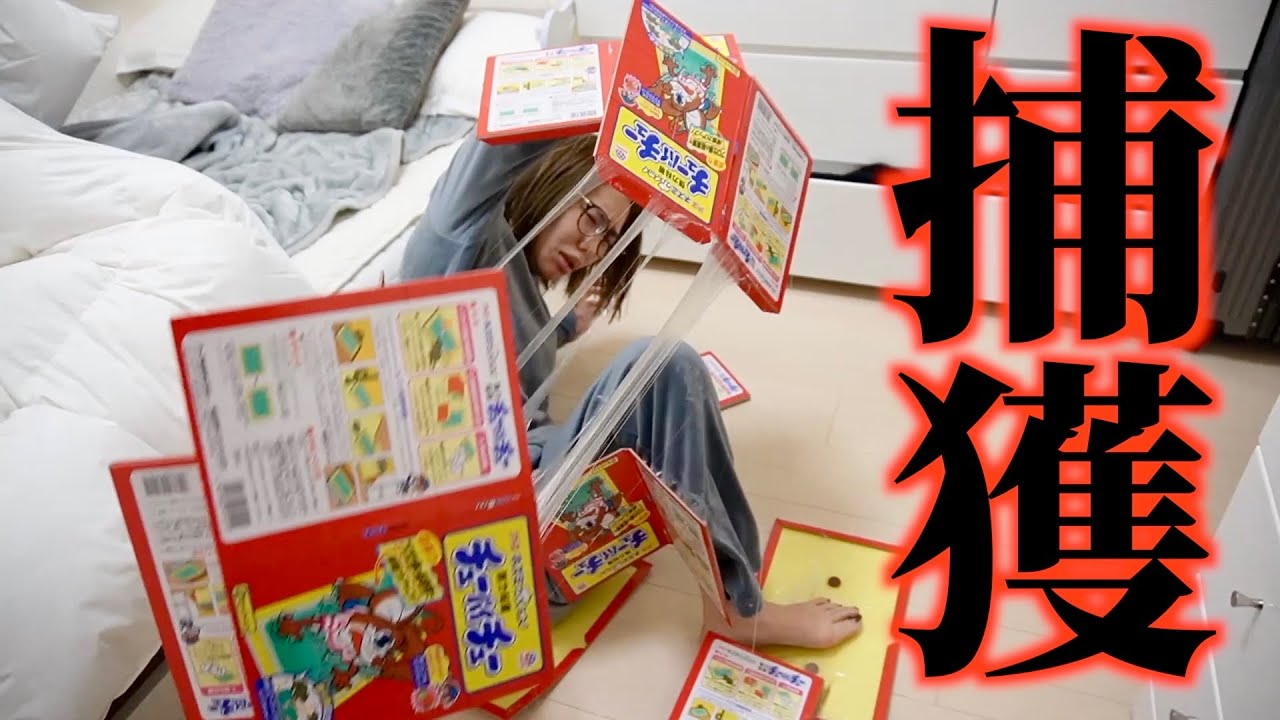 寝起きの友達をネズミ獲りで捕獲したらヤバいことなってんけど、、