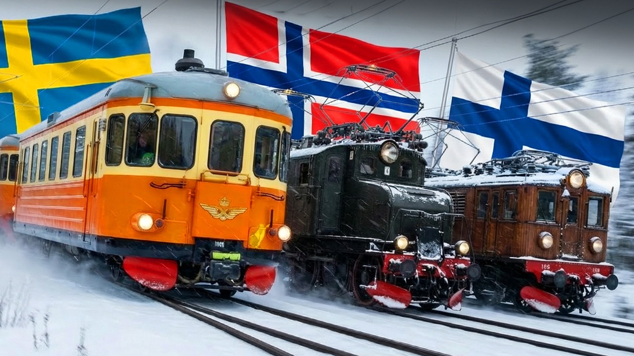 🚆 Nordic Trains Evolution (1800 - 2050) | 200 Years of Rail in Sweden, Norway & Finland