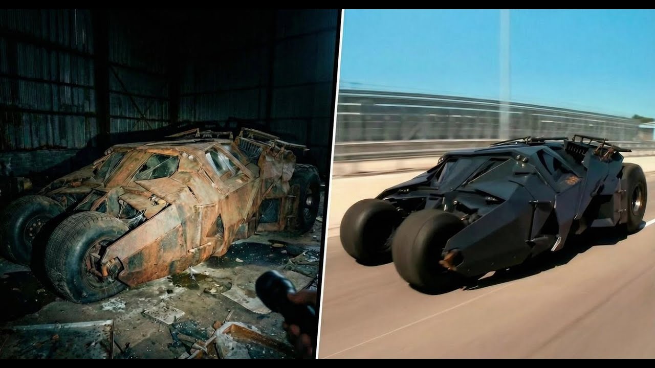 Forgotten Legend: DARK KNIGHT Batmobile Left to Die in a Hangar