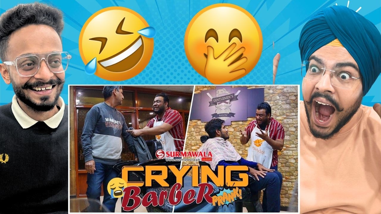 Crying Barber Prank Reaction 😢✂️ | Nadir Ali Emotional Chaos in P4 Pakao | Hunny Bhatia Reactions