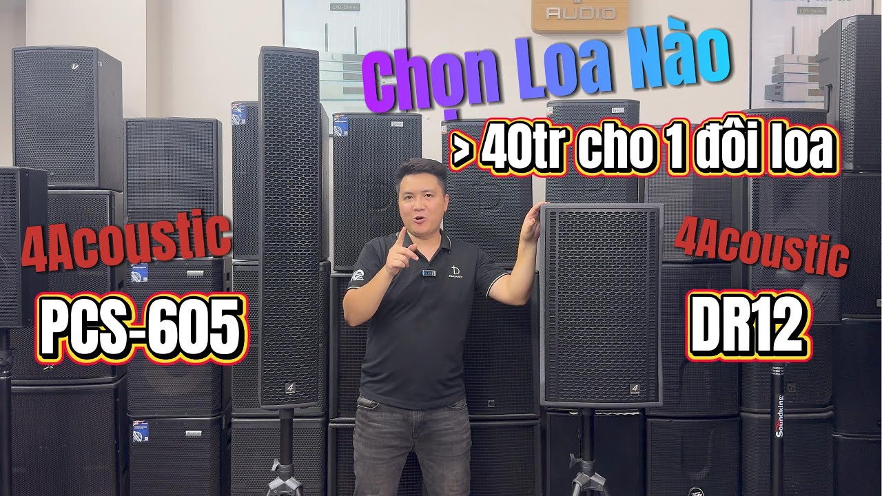 Compare 4Acoustic DR12 & 4Acoustic 605 Speakers - Which Speaker Should You Choose?