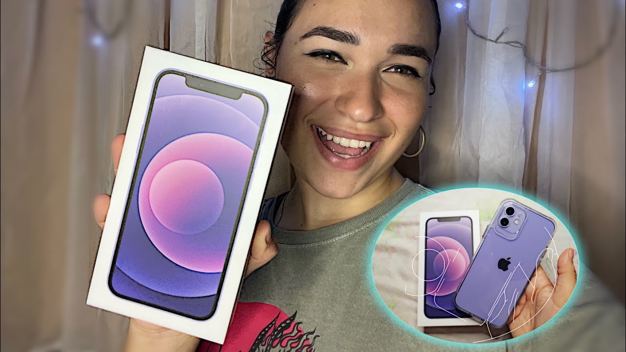 Meu novo celular | Unboxing Iphone 12 roxo (Comprei no site da iPlace)