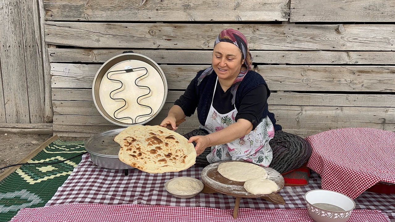 Bu tandırda yaptığımız ekmeğin tadı da lezzeti de bambaşka❗️Bu ekmek bize ekşili ekmeği unutturdu 