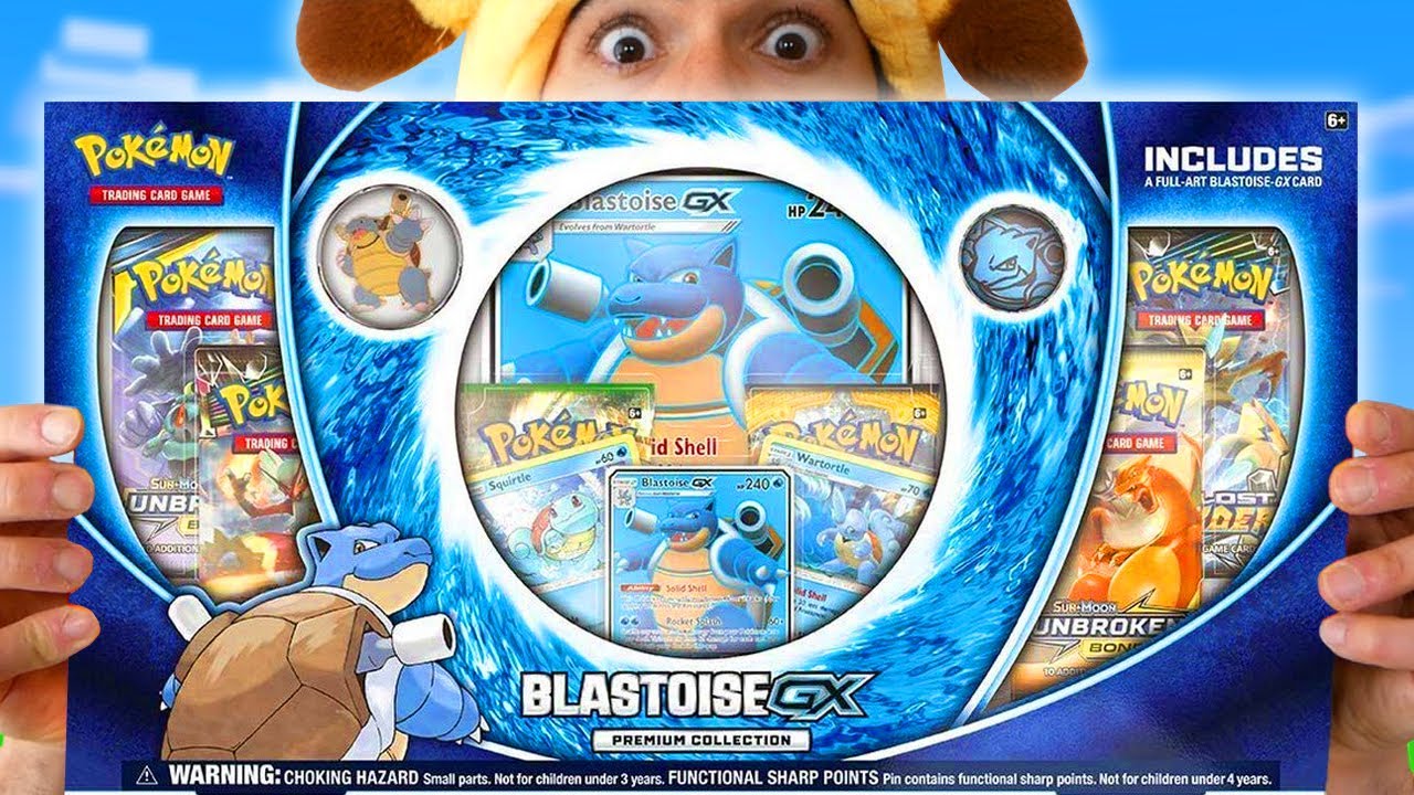APRO IL BOX GIGANTE BLASTOISE GX DI POKEMON