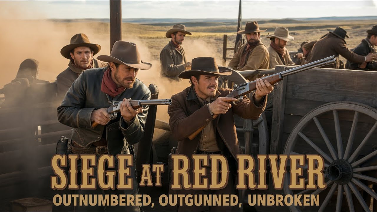 Western Movie 1954, Siege at Red River | Outnumbered, Outgunned, Unbroken Full HD