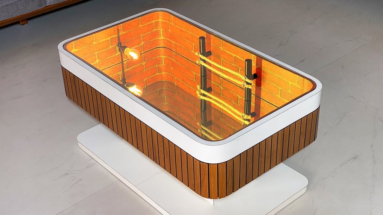 DIY Infinity Mirror Coffee Table – Mind-Bending Build!