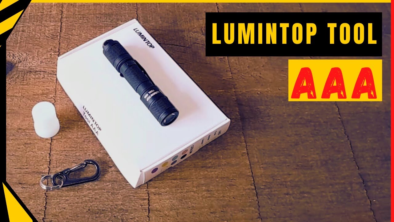 Lumintop Tool AAA / Mini Lanterna Para EDC / Everry Day Carry / Kit de Sobrevivência