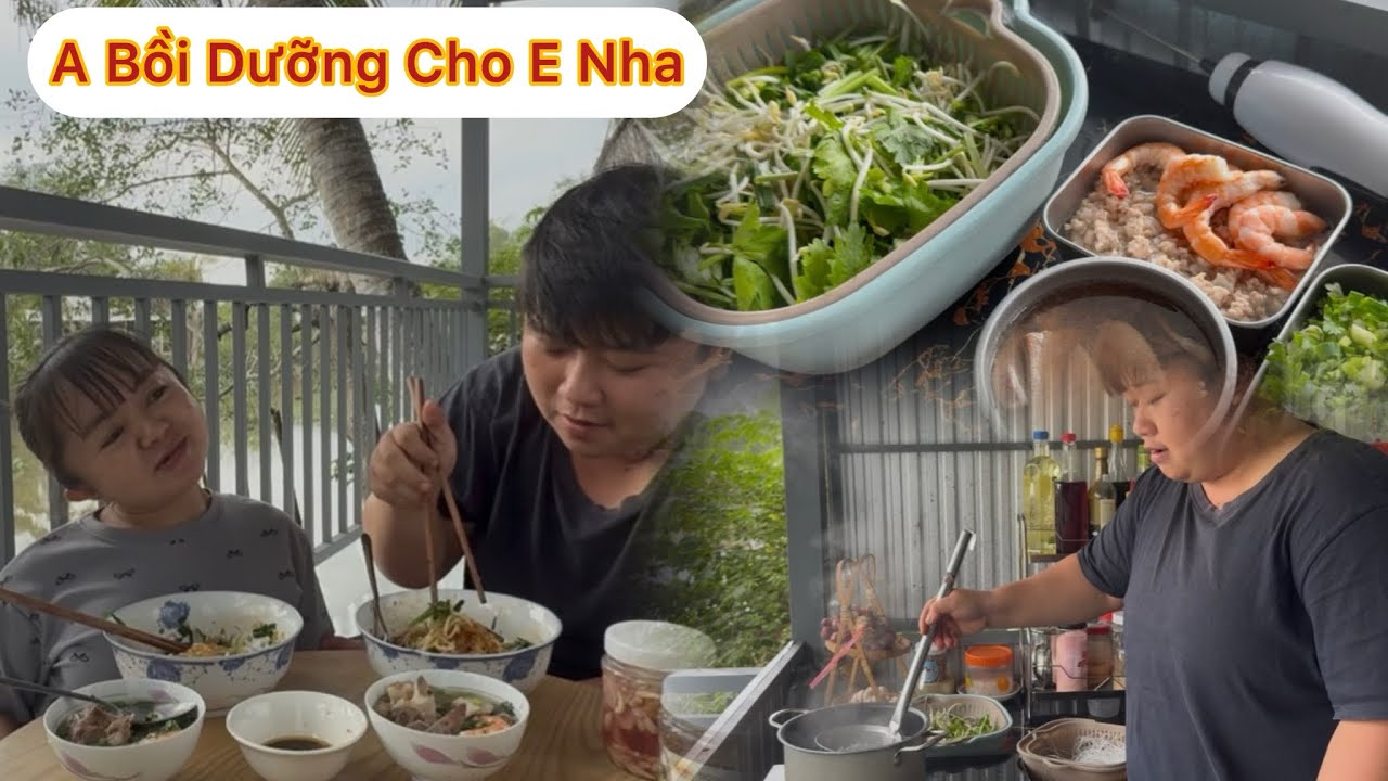 Anh Mập Nhanh Tay Vào Bếp Làm Món Yêu Thích Bồi Dưỡng Cho Nàng Út Ống Tre Sau Ngày Đi Công Việc Xa 