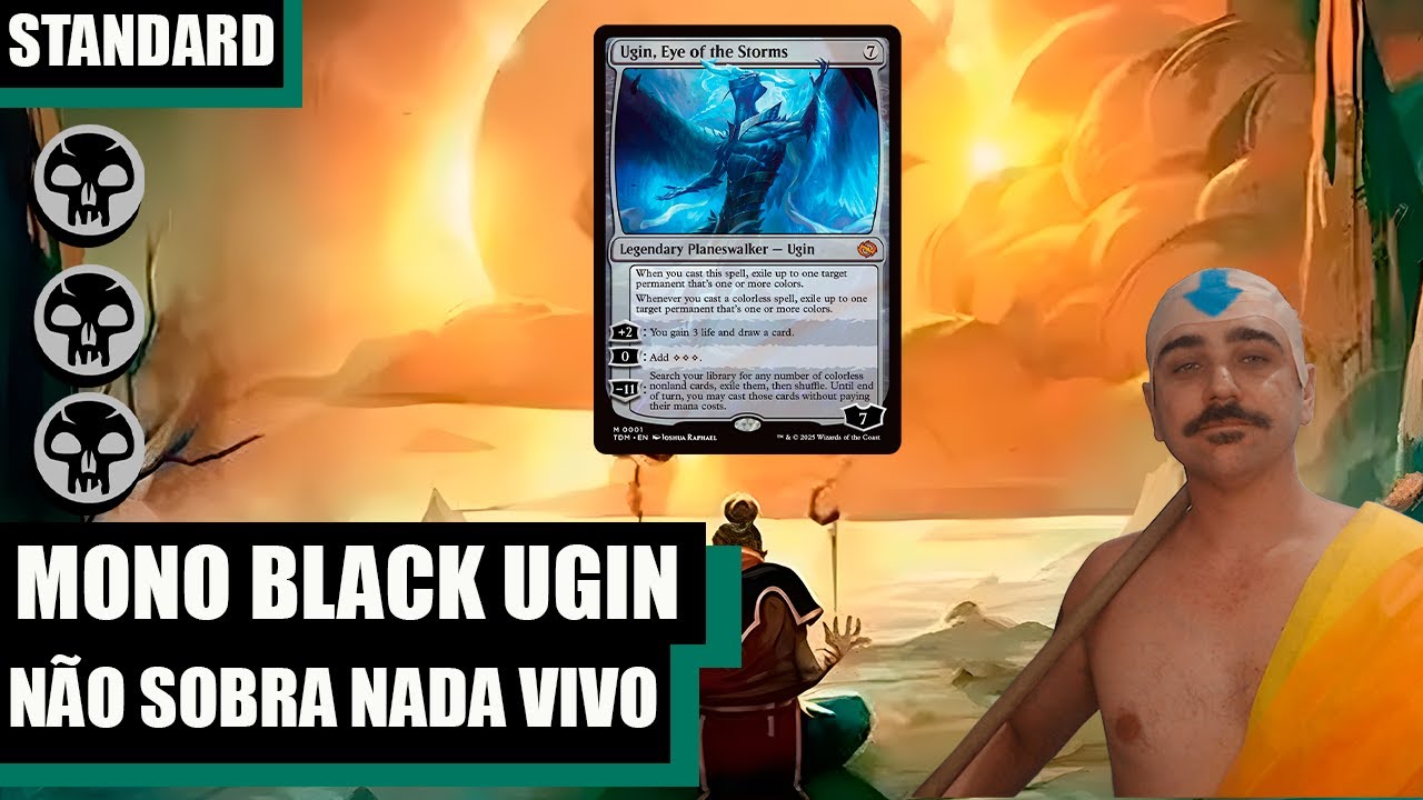 DEVORANDO TEXUGOS E TODAS AS CRIATURAS - Mono Black Ugin Control | MTG ARENA STANDARD AVATAR