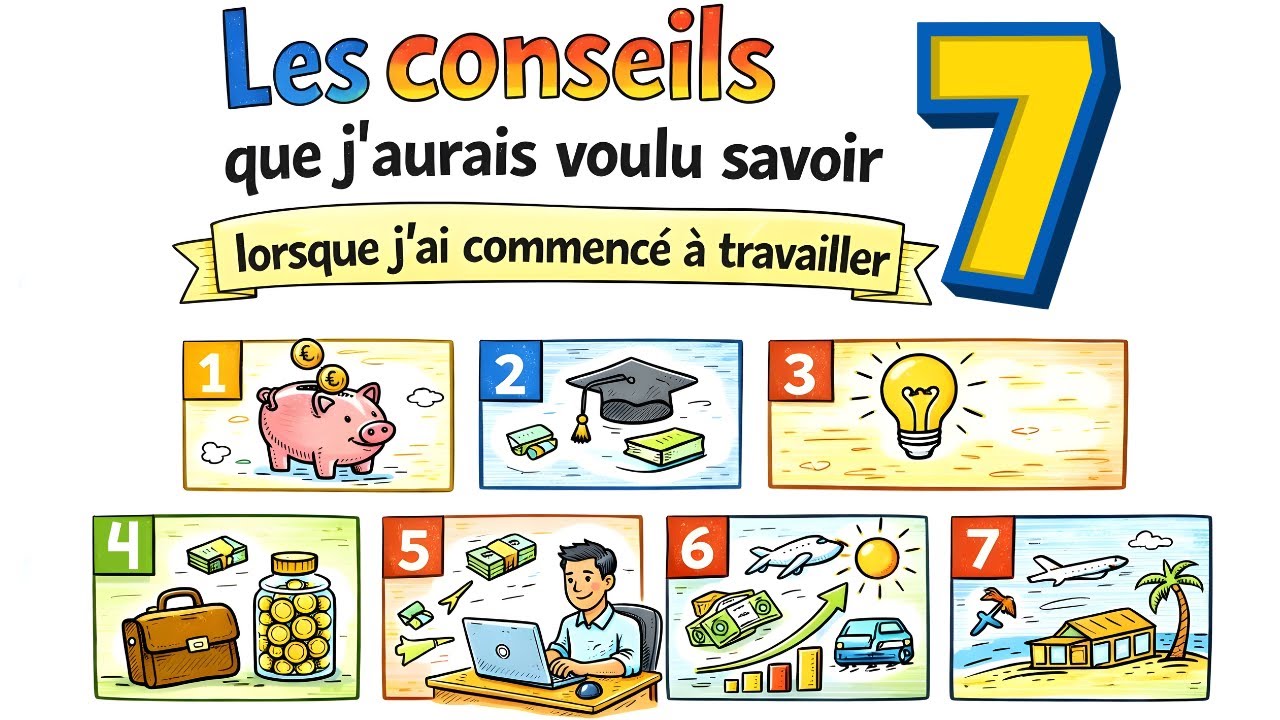 Les 7 Conseils que J’aurais voulu Savoir lorsque J’ai commencé à Travailler
