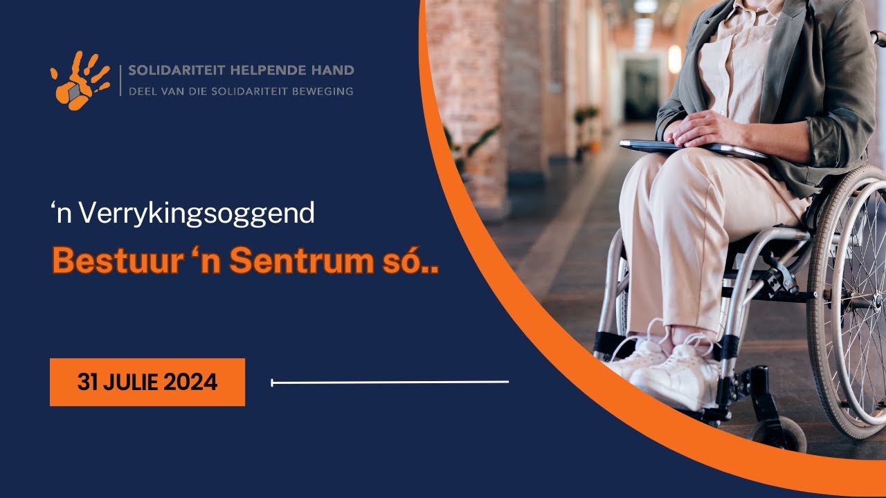 'n Verrykingsoggend: Bestuur ‘n Sentrum só..