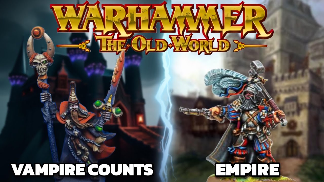 Warhammer: The Old World: рассказанный отчёт о битве! Империя против графств вампиров