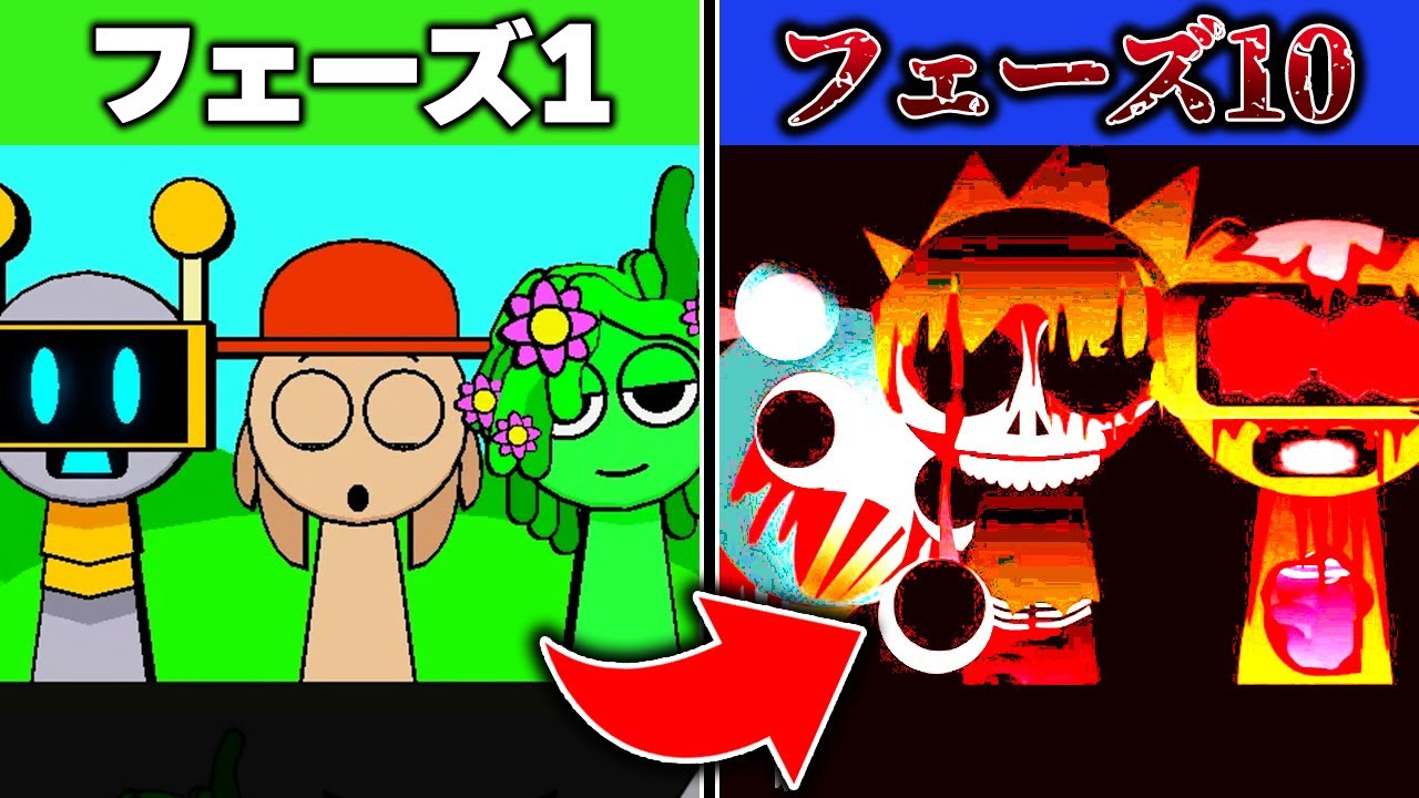 スプランキーのフェーズ1~10まで見てみたら怖すぎた…(後編)【ホラー/SPRUNKI/Roblox/ロブロックス】