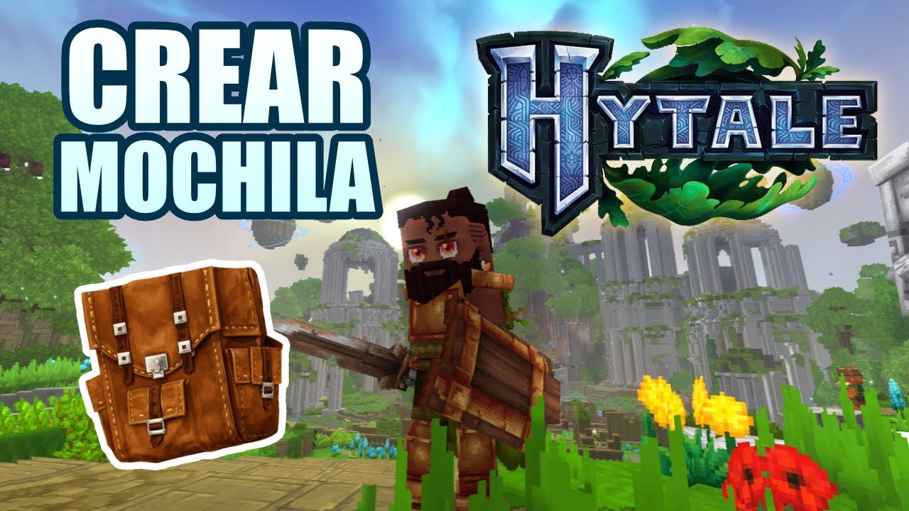 ✅​ Guia de Cómo conseguir la MOCHILA en Hytale SIN MODS | Tutorial Craftear Early Access Gameplay