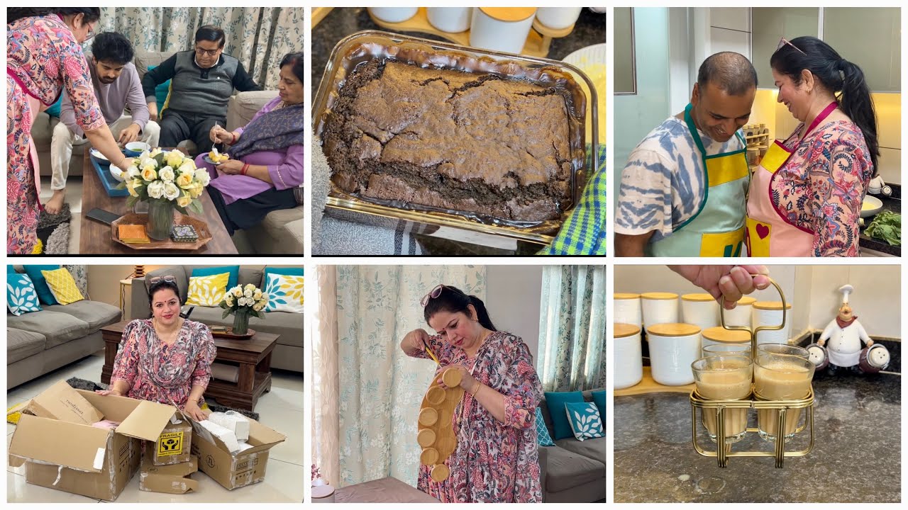 खिले खिले चेहरे Family Reunited🥰 Tasty Recipes, New Kitchen ke liye बेहतरीन Items लिए हैं Nestasia