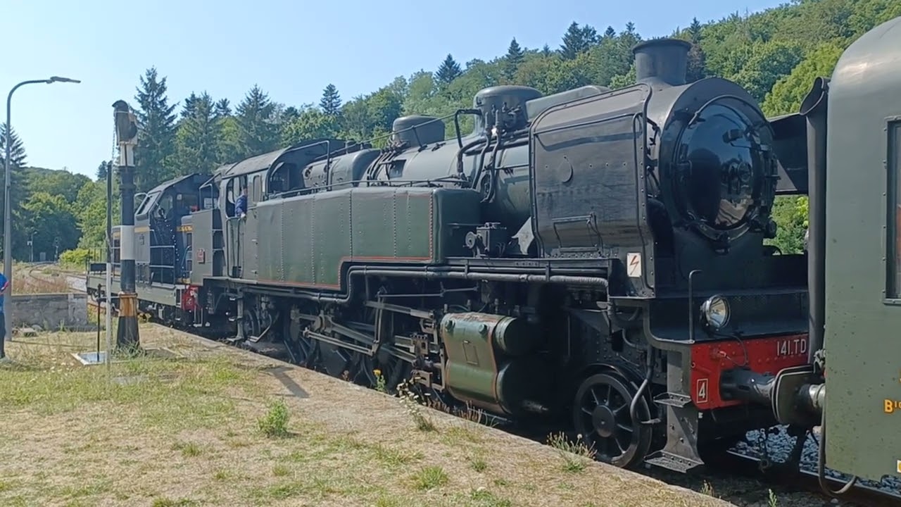 Départ pour Limoges d"EYMOUTIERS 141TD740 6 AOÛT 2025