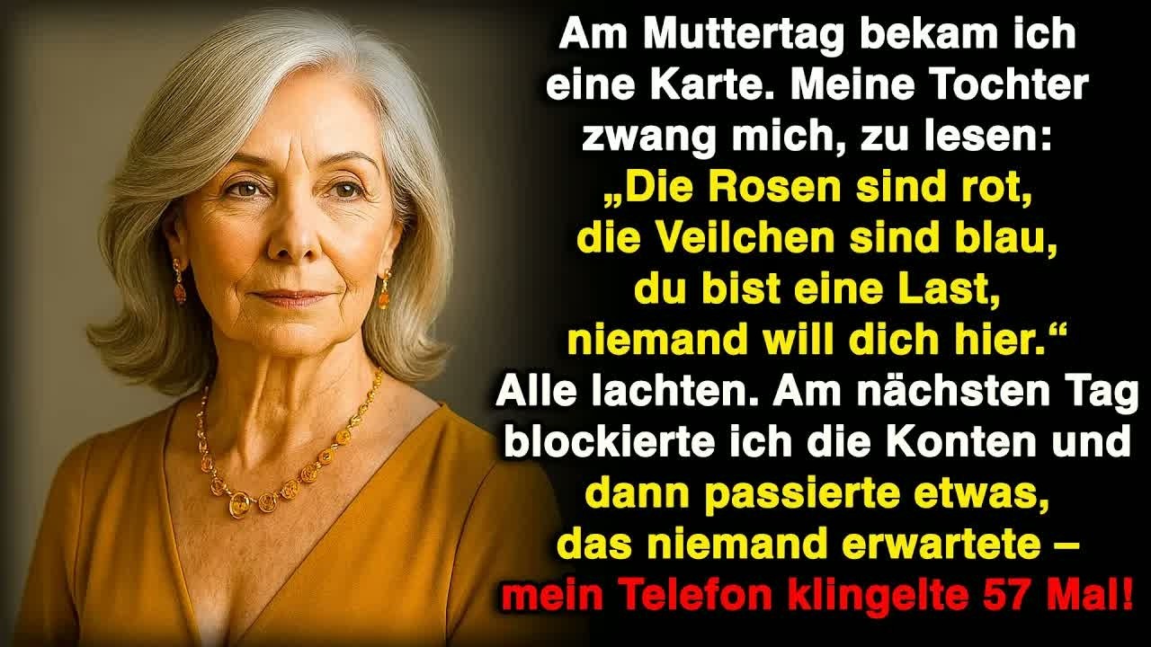 Am Muttertag gab mir meine Tochter eine Karte – du glaubst nicht, was darauf stand!