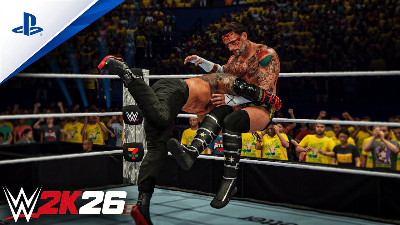 WWE2K26😱РОМАН РЕЙНС ПРОТИВ СИ ПАНК ЗА ЧЕМПИОНАТ | УТЕЧКИ ГЕЙМПЛЕЯ WWE2K26 | РАННИЙ ДОСТУП WWE2K26