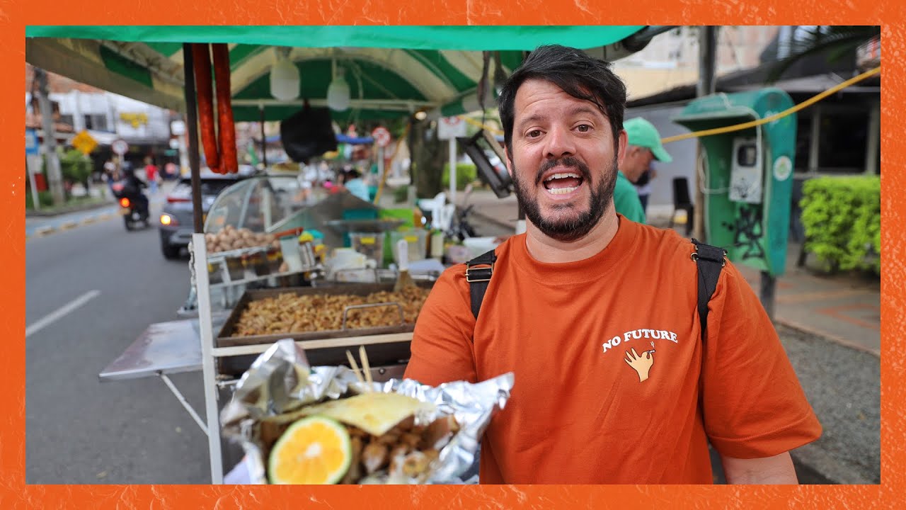 🇨🇴 COMIDA DE RUA em CARTAGENA DAS ÍNDIAS, Colombia | RIO4FUN