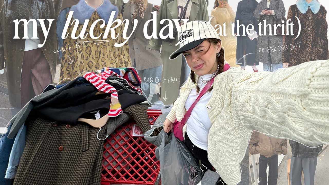 thrift with me for everything on my WINTER 2O23 pinterest board (my BEST haul ever)