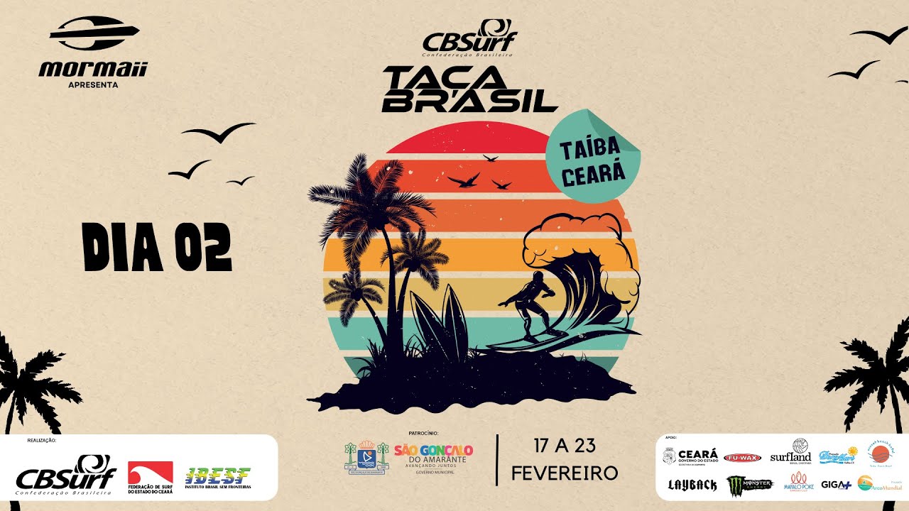 AO VIVO - DIA 02 - CBSURF  TAÇA BRASIL TAIBA CEARÁ 2025