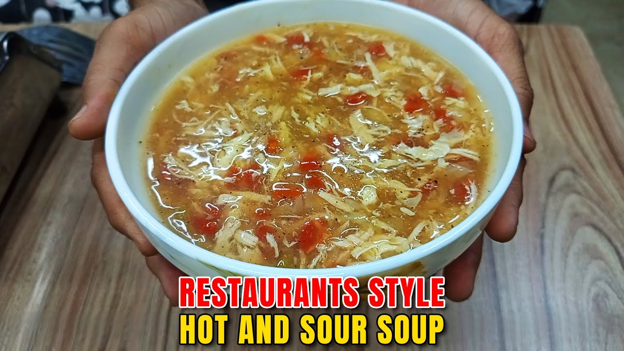 Hot and Sour Soup | Street & Restaurant Style by Desi Foods