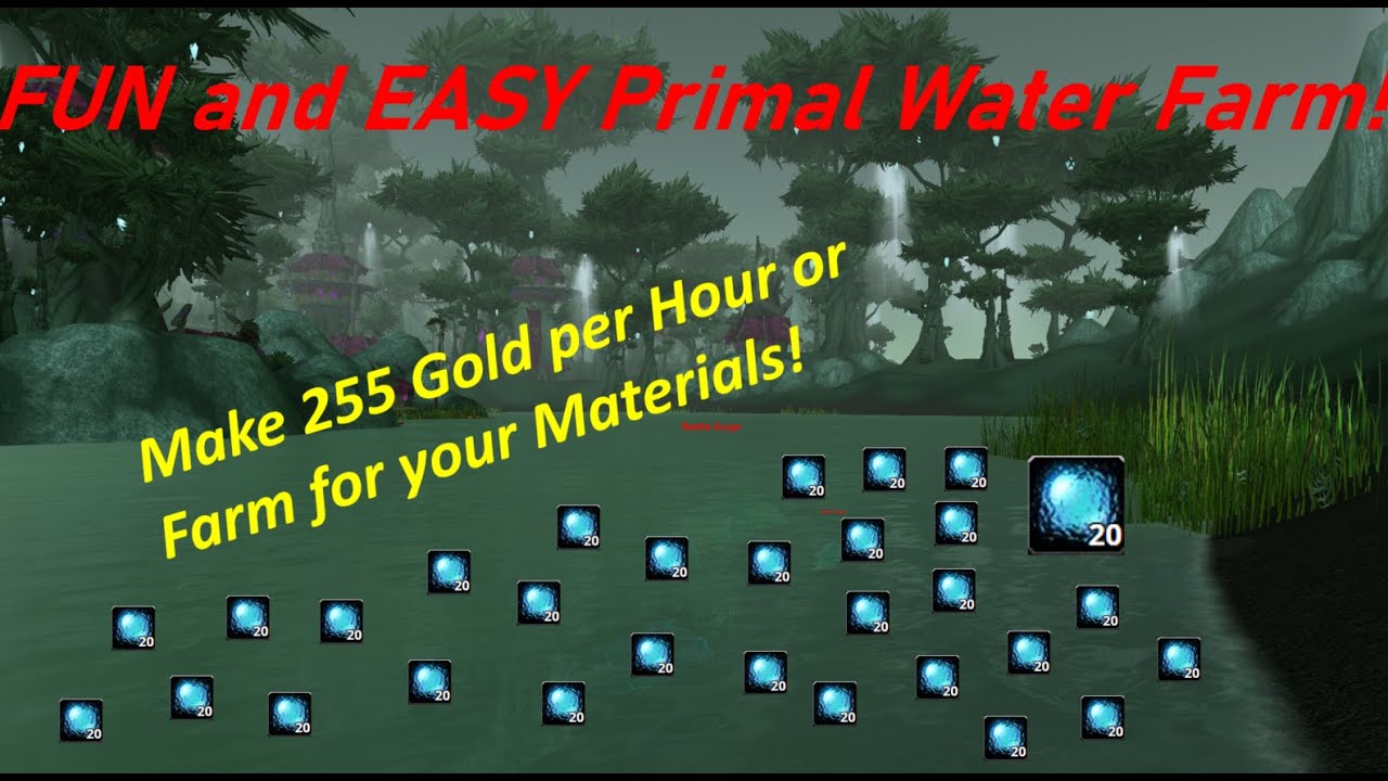 Farming 5 HOURS of PRIMAL WATER at Skettis in Terokkar Forest | WoW TBC Classic Primal Gold Farm