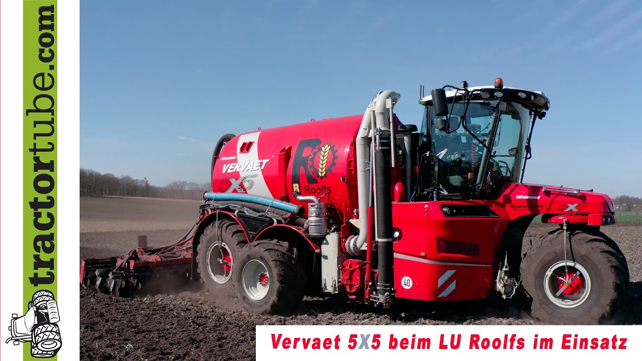 Vervaet Gülleselbstfahrer 5X5 - Praxis und Erfahrungen beim LU Roolfs