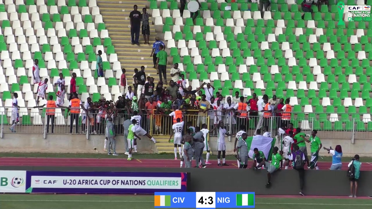 WAFU-B U-20 AFCON Qualifying Tournament, 1st SEMI FINAL COTE D'IVOIRE 🇨🇮 vs NIGERIA 🇳🇬
