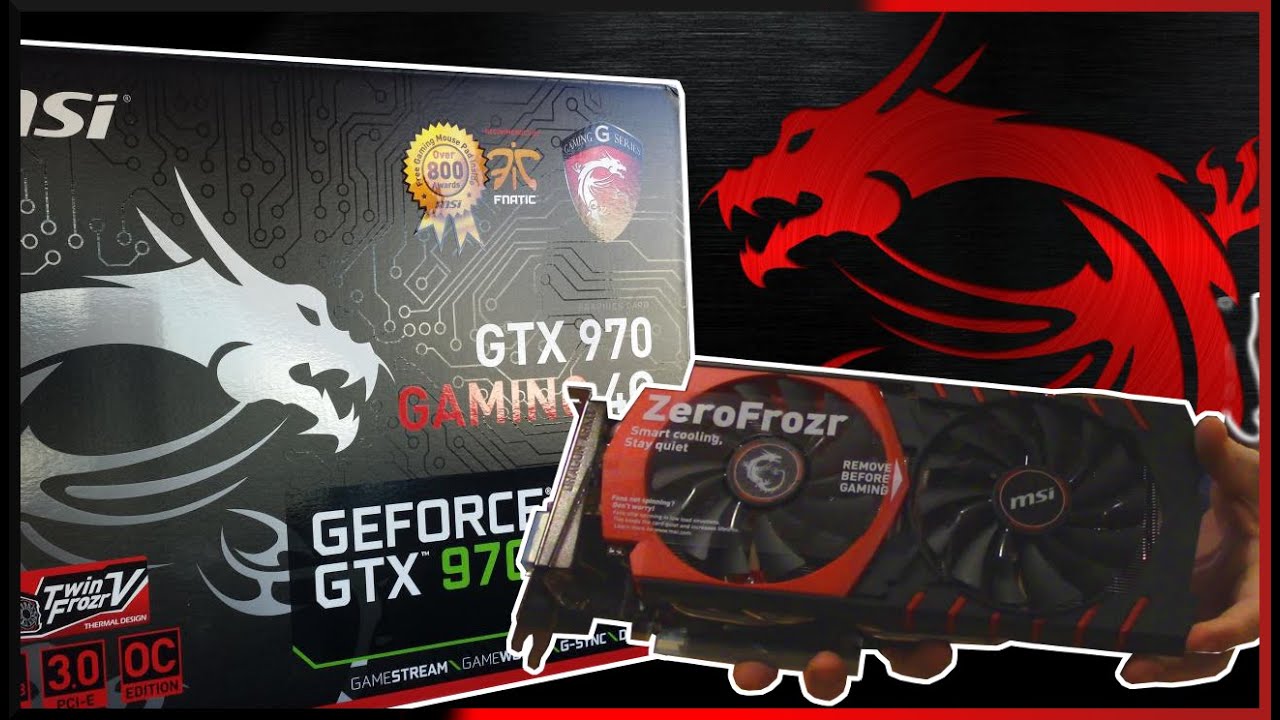 GTX 970 MSI Unboxing - Nowa karta graficzna.