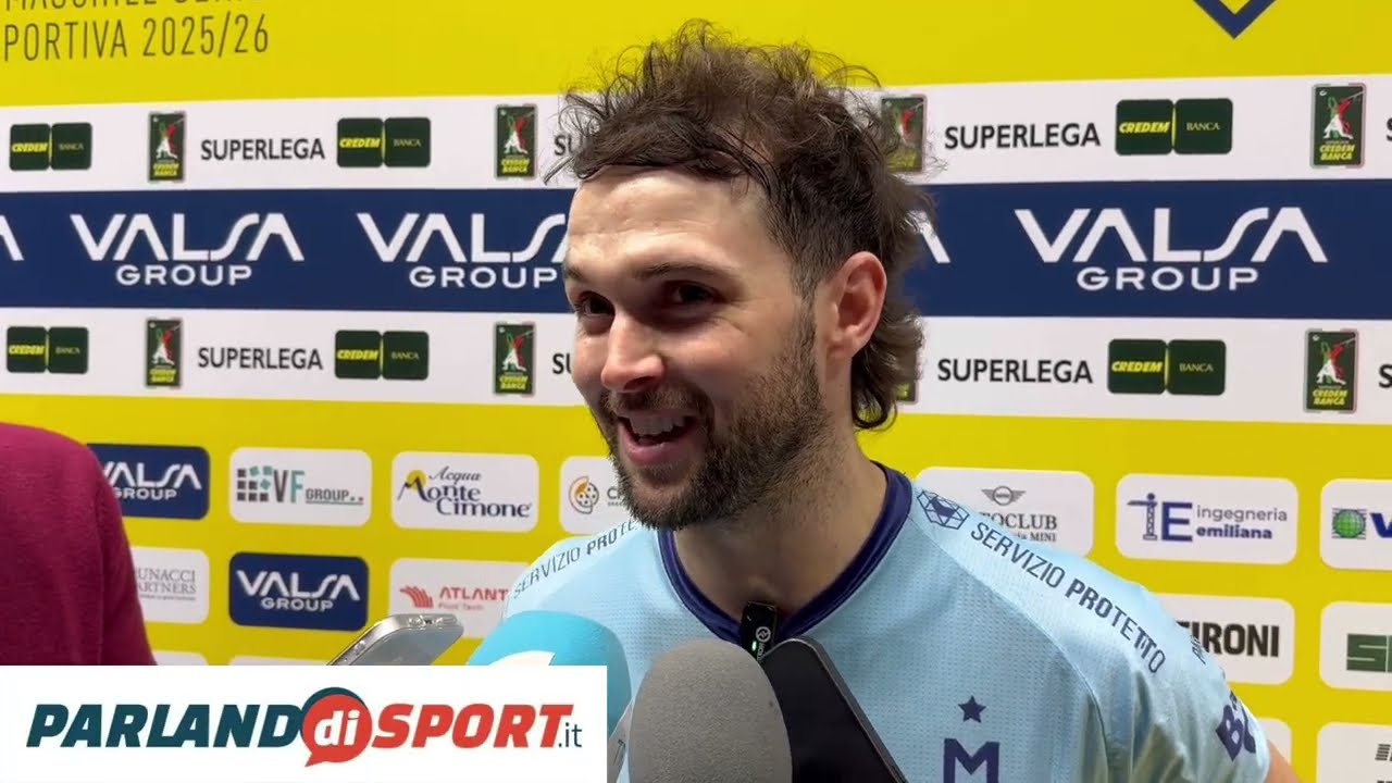 Modena Volley-Milano 3-0, interviste Giuliani e Perry