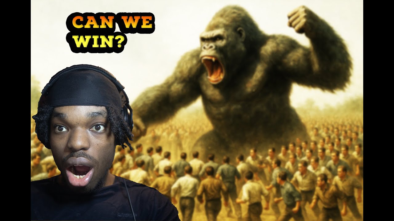 100 men vs 1 gorilla debate w/ @adamatix @veryfiedd and co