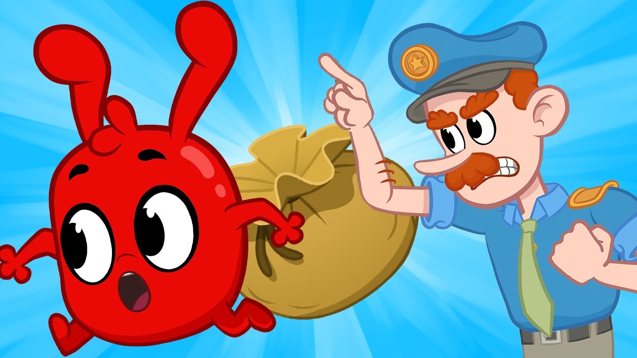 My Magic Pet Morphle - Morphle Robs A Bank! | Full Episodes | Funny Cartoons for Kids | Moonbug TV