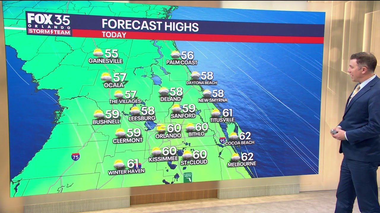 Orlando weather: Near-freezing temperatures in Florida