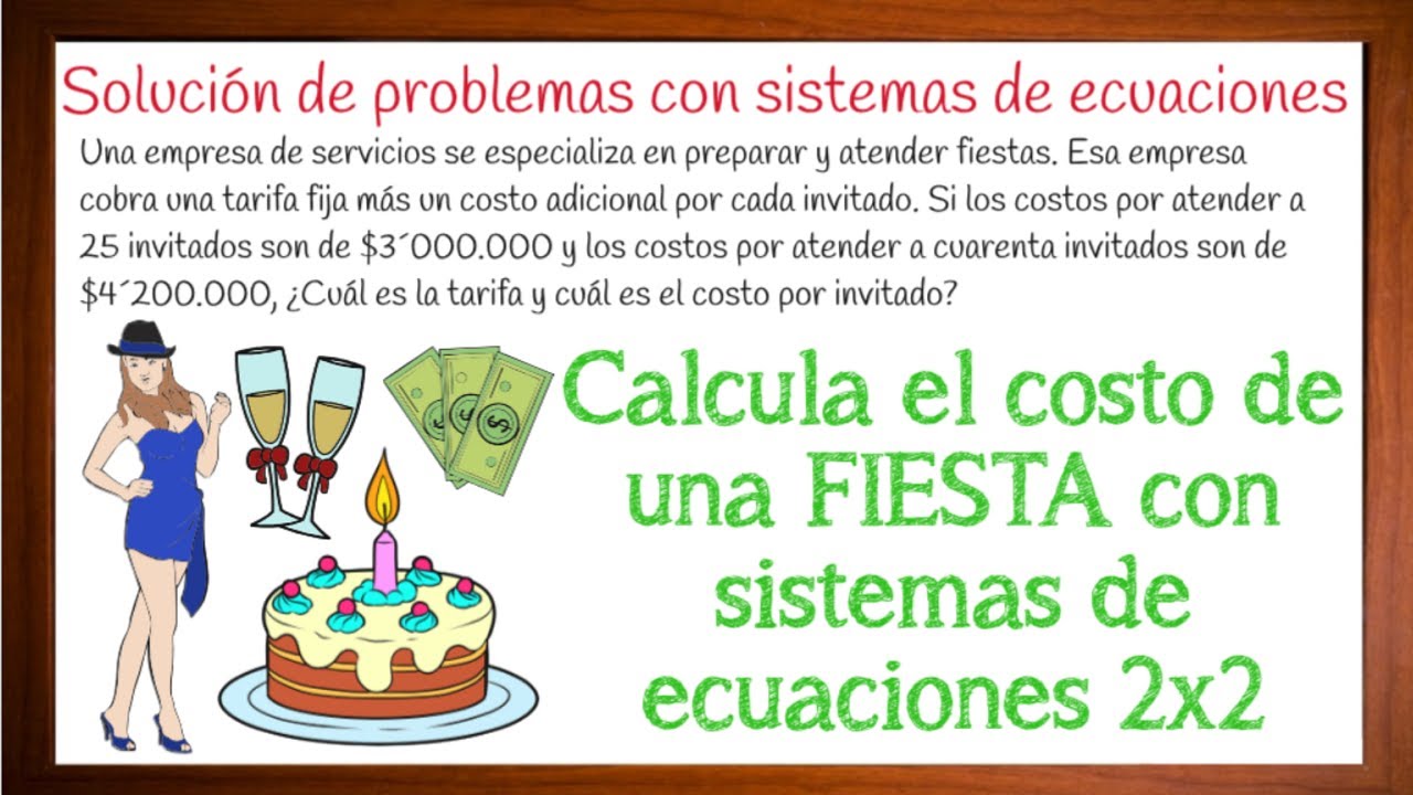 Problemas de sistemas de ecuaciones lineales resueltos