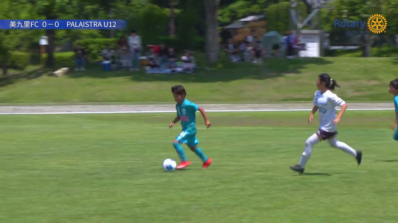 第20回U-10藤岡南ロータリー杯少年サッカー大会　Aコート第2試合　美九里FC　VS　PALAISTRA　U12